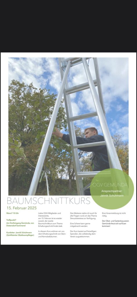 OGV - Baumschnittkurs